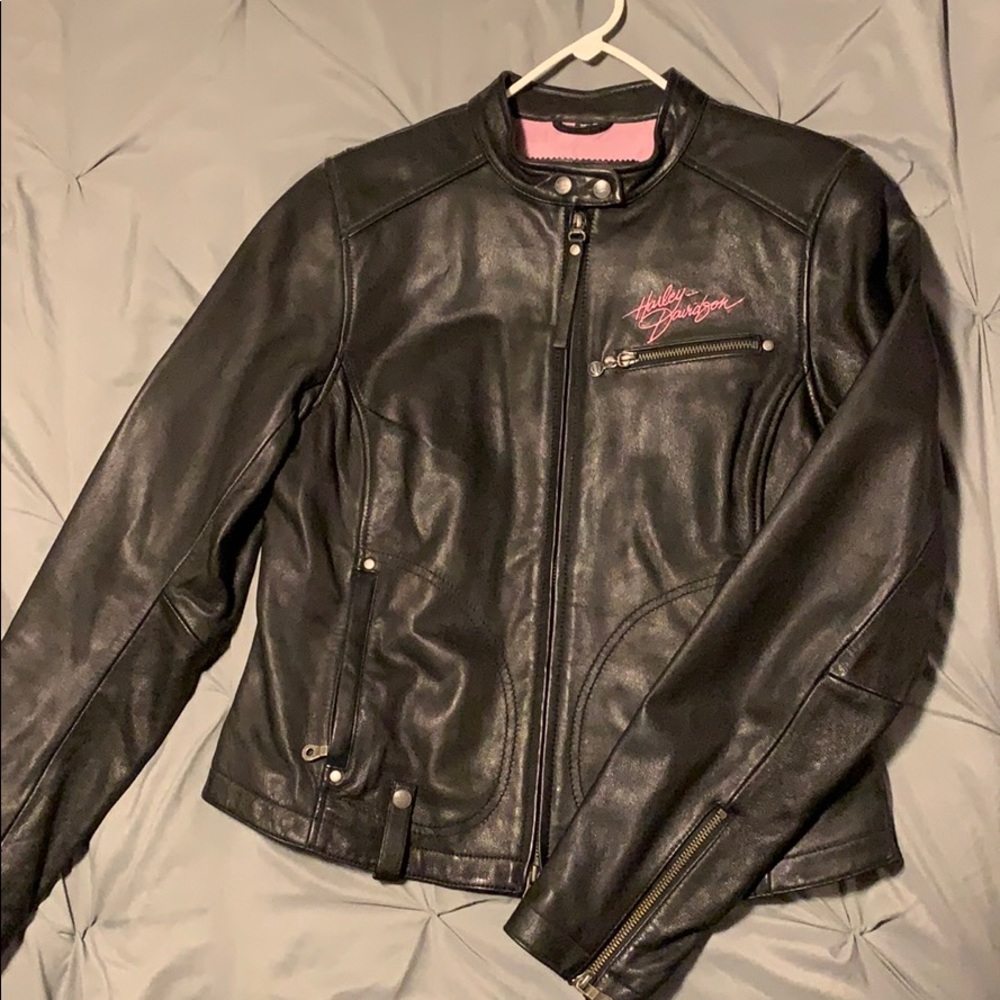 Woman’s Harley Davidson Leather Riding Jacket